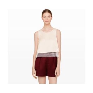CLUB MONACO cilla crop tank pink size XS